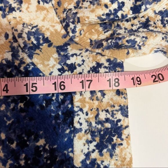 Anthropologie 9-H15 STCL Blue Puff Sleeve Pullover Blouse - Picture 11 of 13